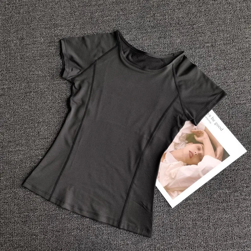 Women's Quick Dry Running Yoga Fitness Sports T-Shirt