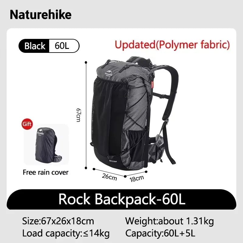 40L 60L Large Capacity Hiking Travel Backpack