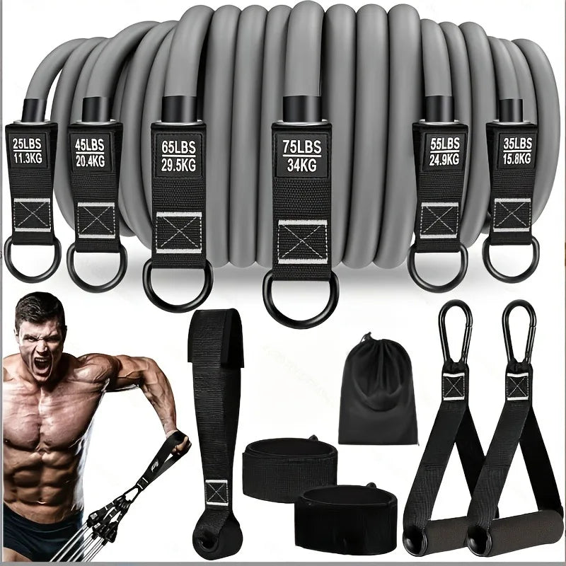 Resistance Strap Handle Muscle Strength Training Fitness