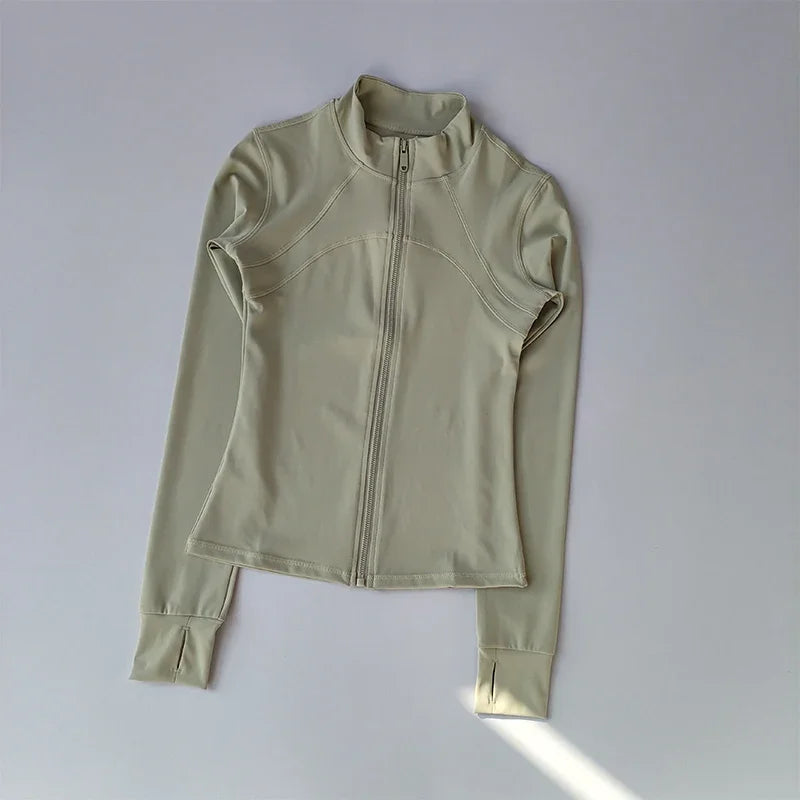 Women's Quick Dry Slim Fit Running Fitness Jacket