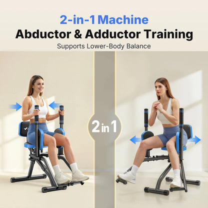 Hip Abductor Adductor Glute Leg Trainer Machine