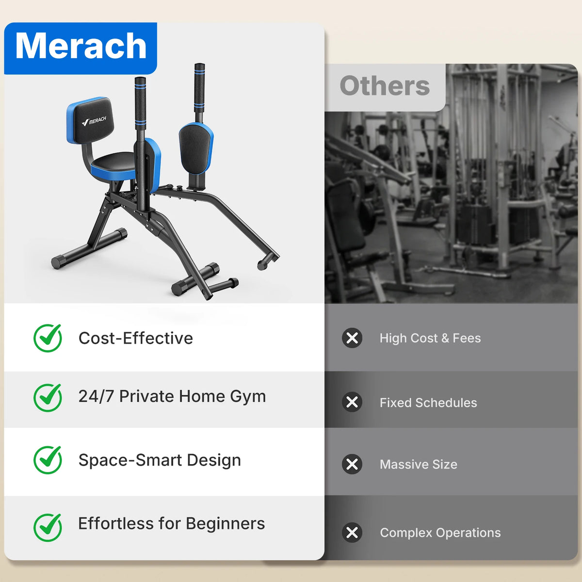 Hip Abductor Adductor Glute Leg Trainer Machine