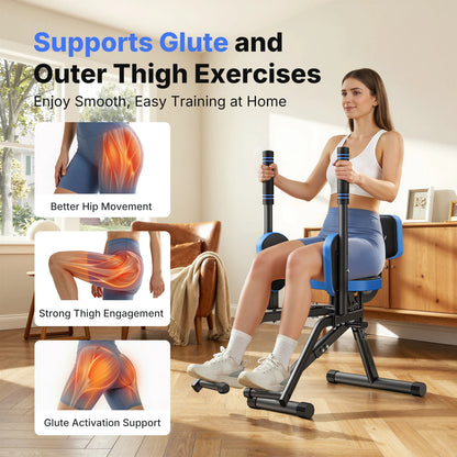 Hip Abductor Adductor Glute Leg Trainer Machine