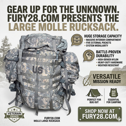 USGI MOLLE II ACU Large Rucksack Field Pack Set Complete