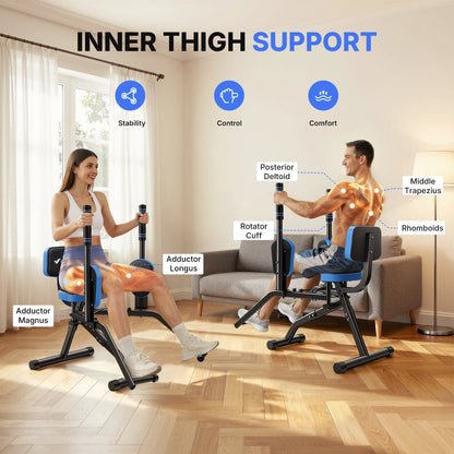 Hip Abductor Adductor Glute Leg Trainer Machine
