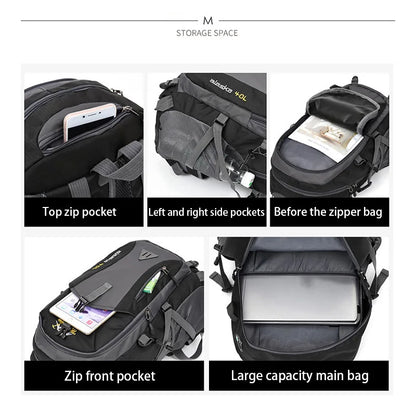Anti Theft Waterproof Mountaineering Hiking Travel Backpack