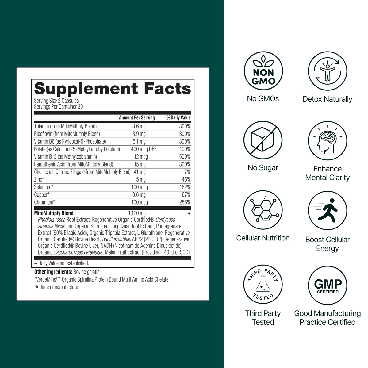 MitoMultiply | Methylated Multivitamin