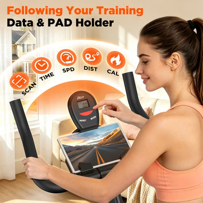 Stationary Indoor Cycling Bike Silent Belt Drive