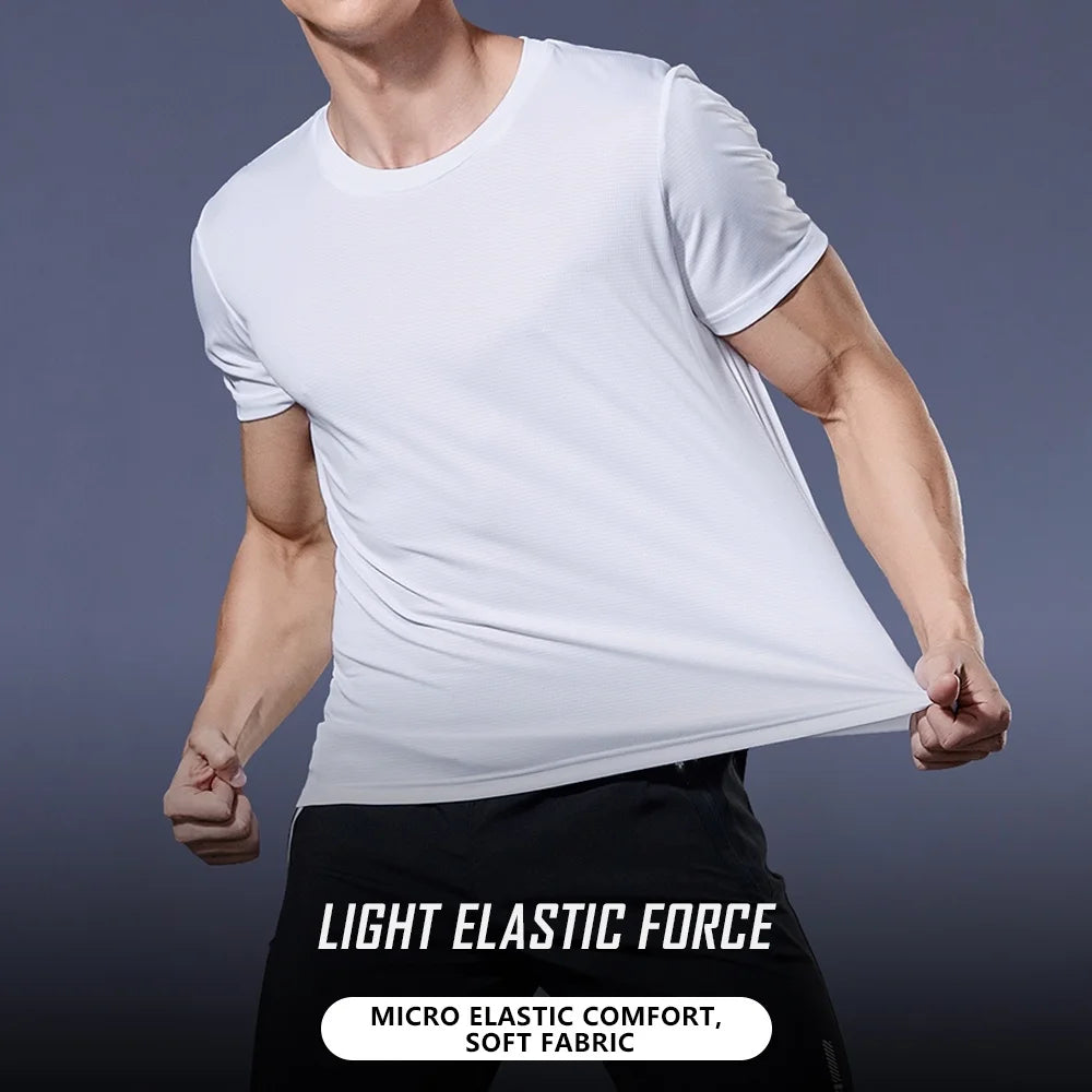 Men's Quick Dry Moisture Wicking Gym Running T-Shirt