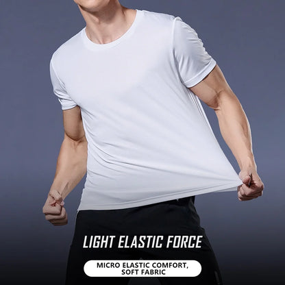 Men's Quick Dry Moisture Wicking Gym Running T-Shirt