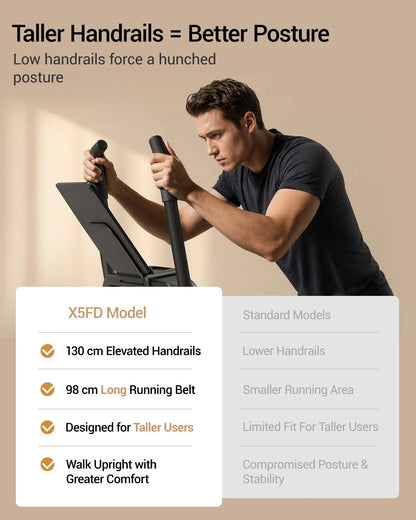 Folding Treadmill Automatic Incline Home Fitness