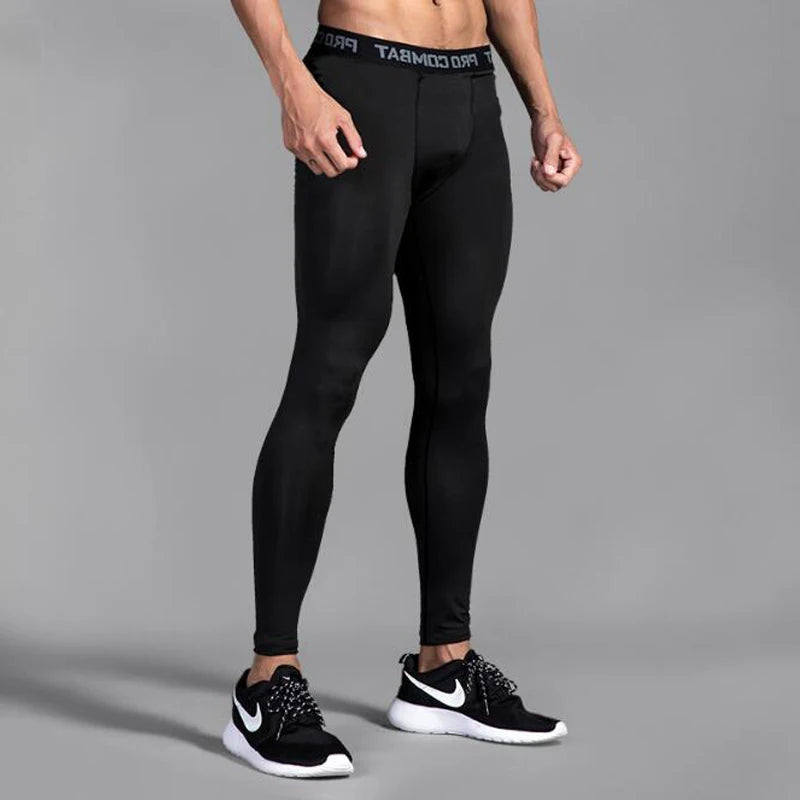 Men's Compression Running Tights Cool Dry Sports Leggings