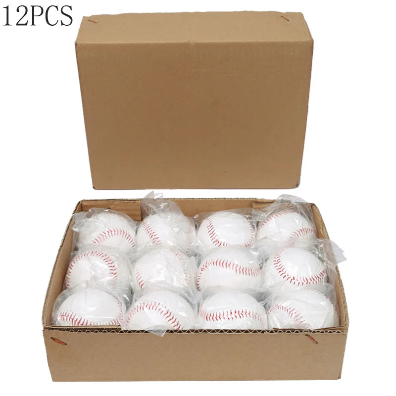 12 Piece Nine Inch Baseball Softball Training Balls