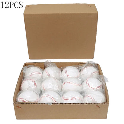 12 Piece Nine Inch Baseball Softball Training Balls