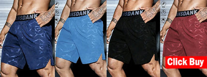 Men's Quick Dry Double Layer Running Workout Shorts