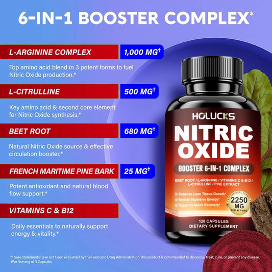 Nitric Oxide Pre-Workout Beetroot Energy Endurance Booster