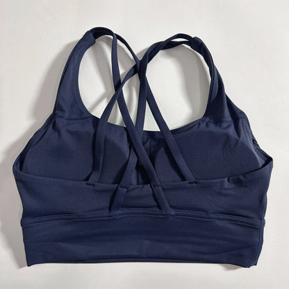 Women's Cross Back High Support Push Up Sports Bra