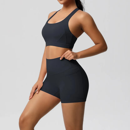 Women's 2-Piece Pocketed Yoga Gym Sportswear Set