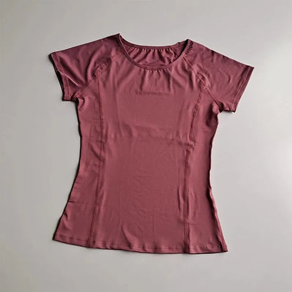 Women's Quick Dry Running Yoga Fitness Sports T-Shirt
