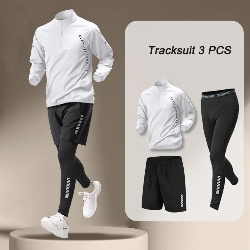 Men's Quick Dry Outdoor Running Sportswear Set