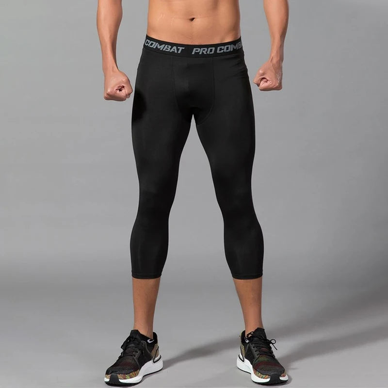 Men's Compression Running Tights Cool Dry Sports Leggings