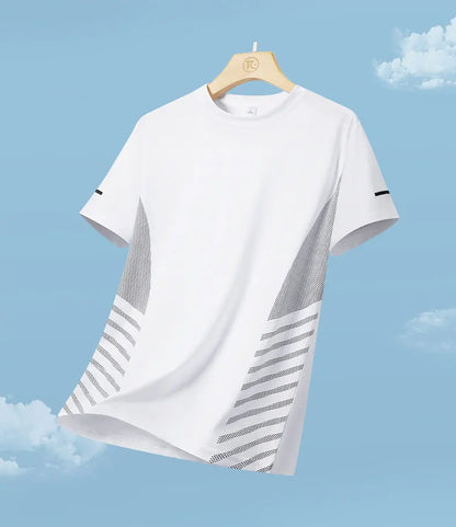 Men's Quick Dry Reflective Running Sports T-Shirt