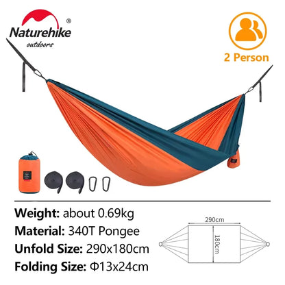 Ultralight Two Person Tear Resistant Camping Hammock