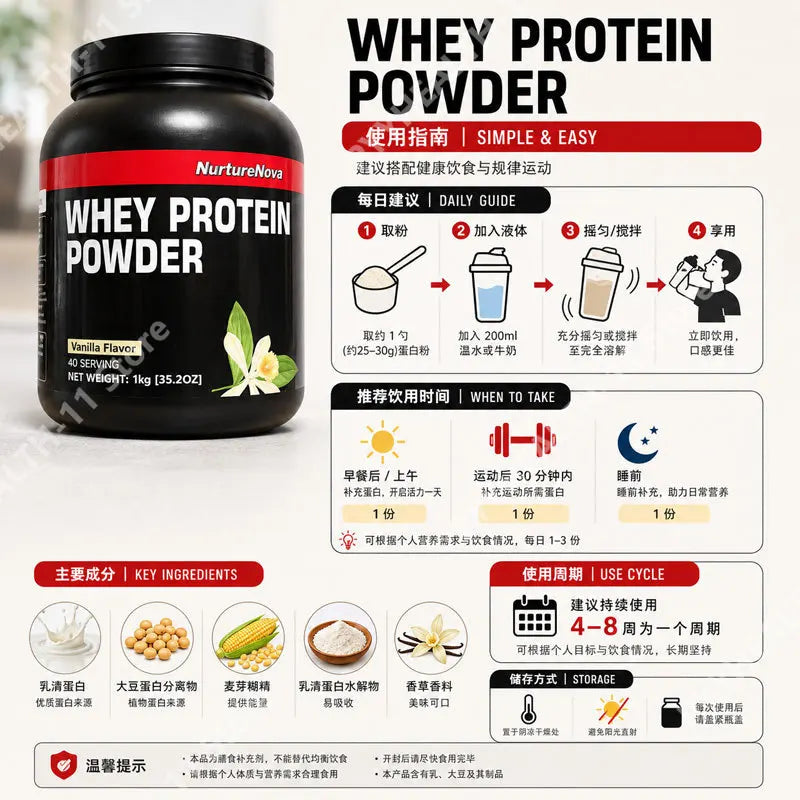 Whey Protein Isolate Powder High Quality 40 Servings