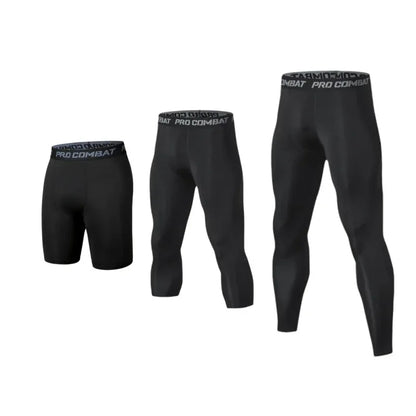 Men's Compression Running Tights Cool Dry Sports Leggings