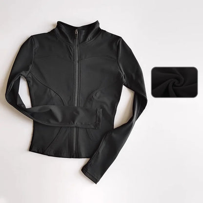 Women's Quick Dry Slim Fit Running Fitness Jacket