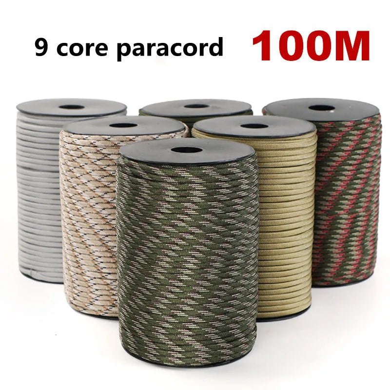 550 Military Standard 9 Core 4mm Paracord Rope
