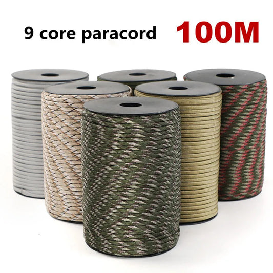550 Military Standard 9 Core 4mm Paracord Rope
