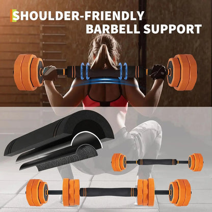 4 In 1 Adjustable Dumbbell Barbell Kettlebell Set