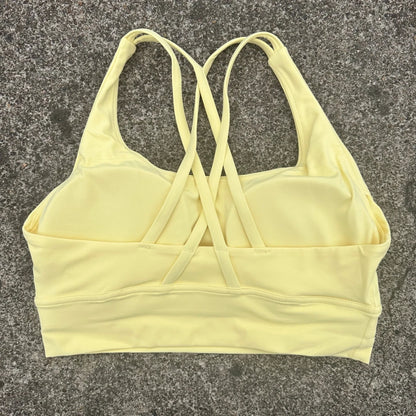 Women's Cross Back High Support Push Up Sports Bra