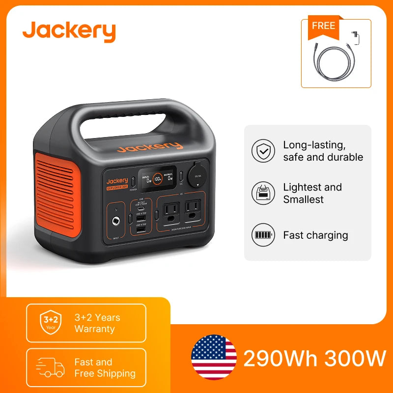 Explorer 300 Portable Power Station Solar Generator