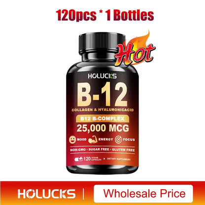 Vitamin B12 Complex Brain Energy Metabolism Support Supplement