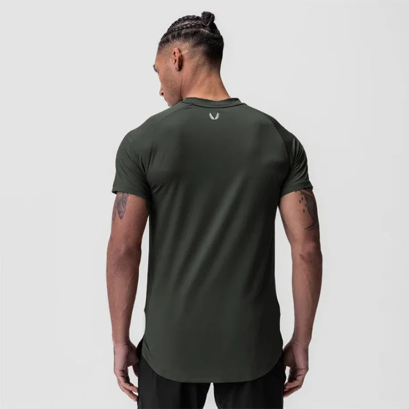 Men's Quick Dry Compression Gym Training Fitness T-Shirt