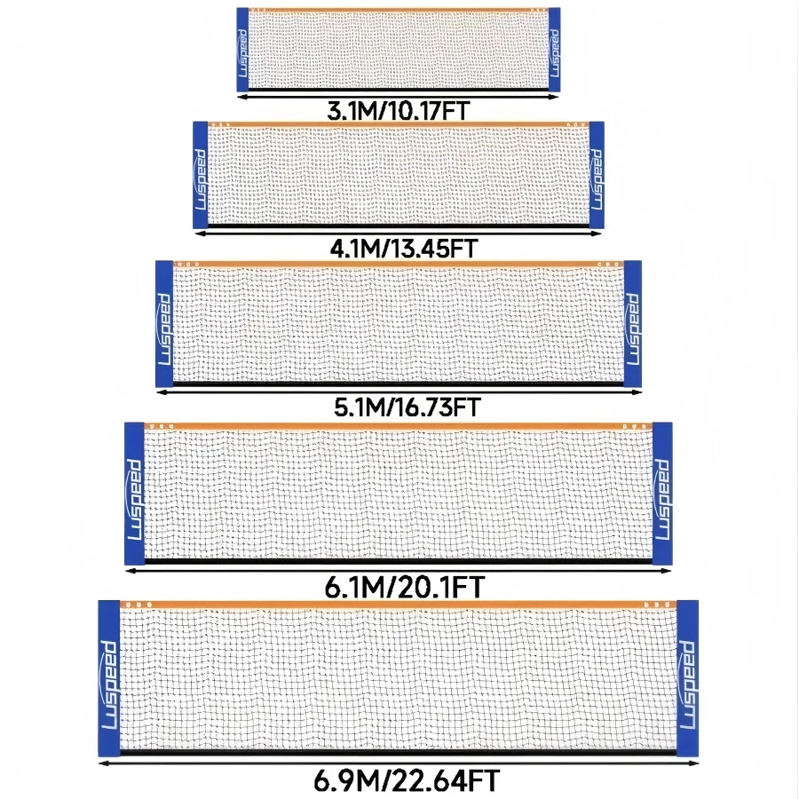 Portable Volleyball Badminton Net Indoor Outdoor Backyard