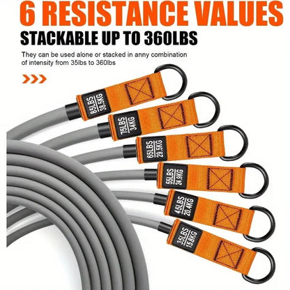 Resistance Strap Handle Muscle Strength Training Fitness
