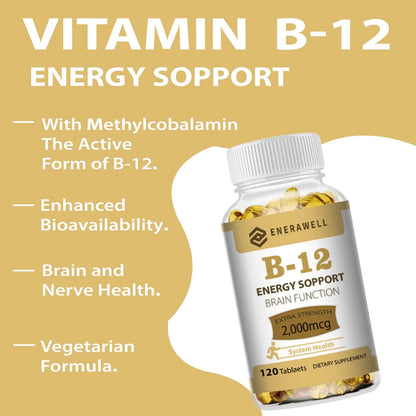 Vitamin B12 Methylcobalamin Capsules Daily Supplement