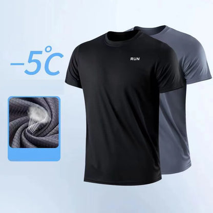 Men's Quick Dry Moisture Wicking Gym Running T-Shirt