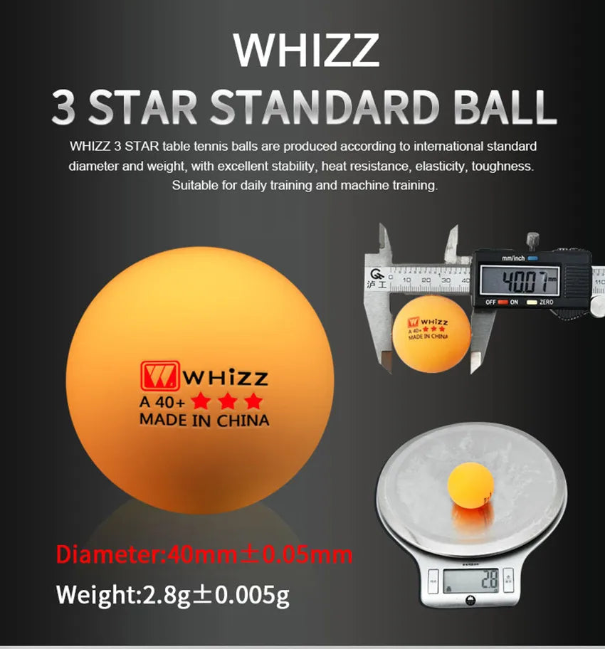 3 Star ABS 40 Plus Table Tennis Balls