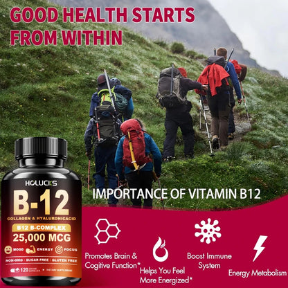 Vitamin B12 Complex Brain Energy Metabolism Support Supplement