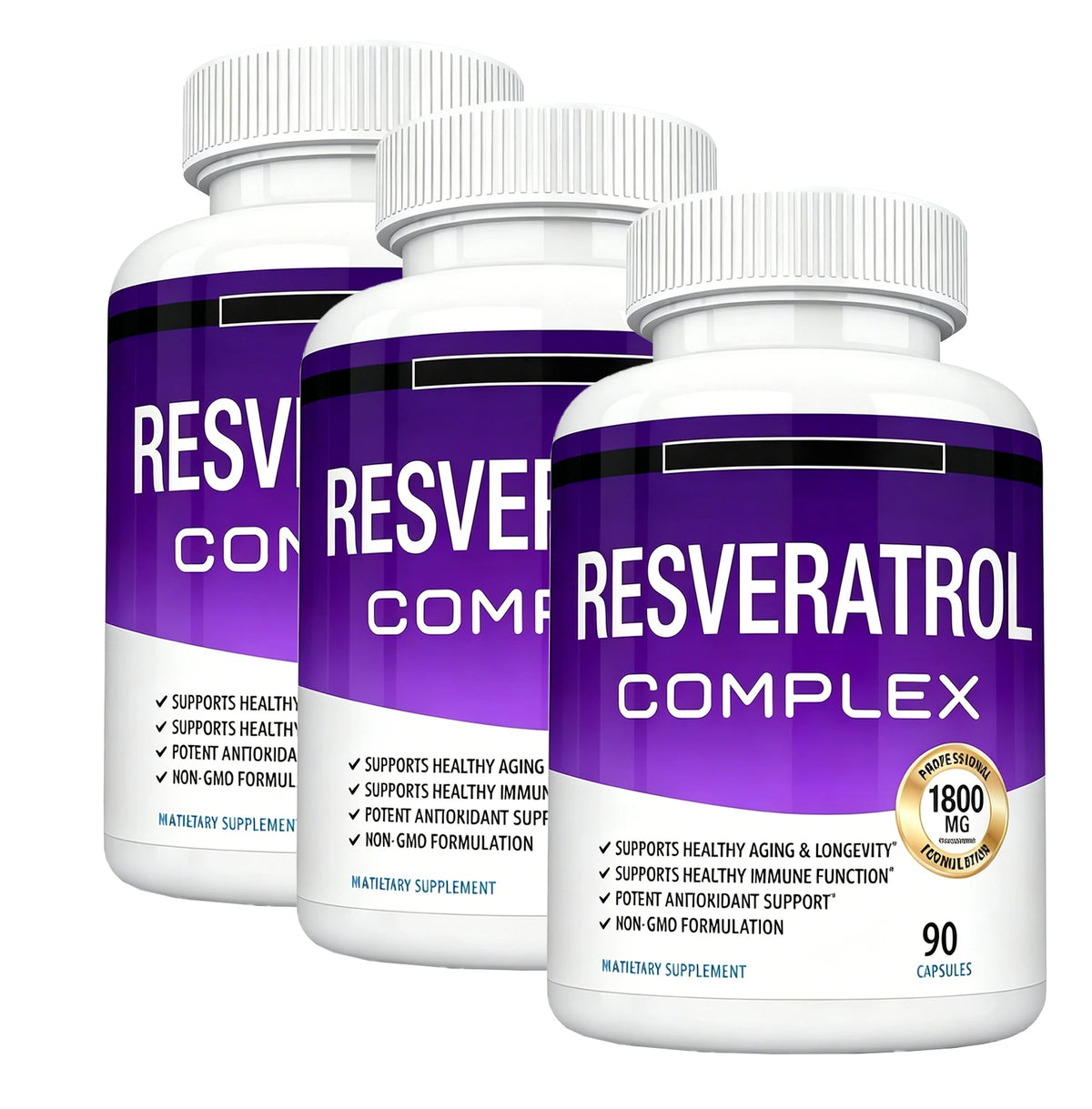 Complex Trans Resveratrol Antioxidant Capsules