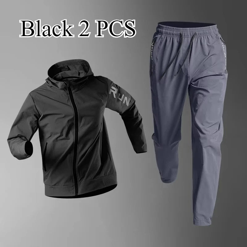Men's Quick Dry Loose Fit Outdoor Training Suit