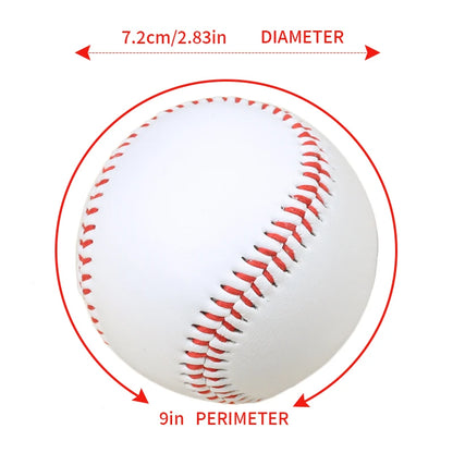 12 Piece Nine Inch Baseball Softball Training Balls