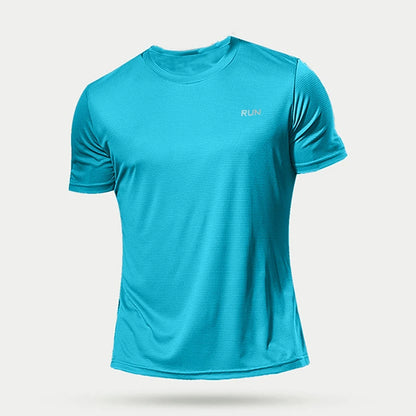 Men's Quick Dry Short Sleeve Running Fitness Shirt