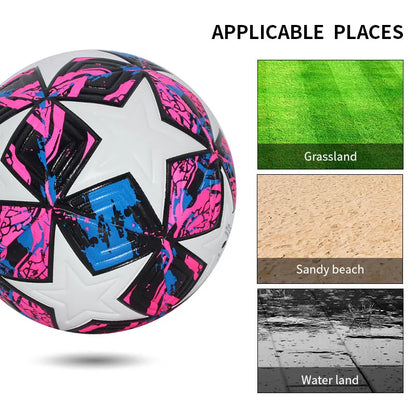 Professional Seamless PU Soccer Ball Size 4 5