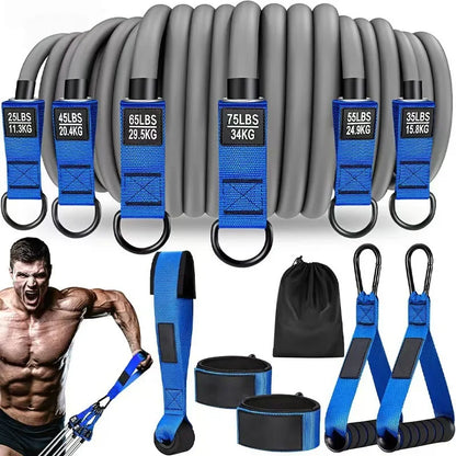 Resistance Strap Handle Muscle Strength Training Fitness