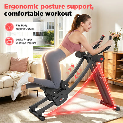 Relife Dual Track Foldable Adjustable Ab Core Trainer